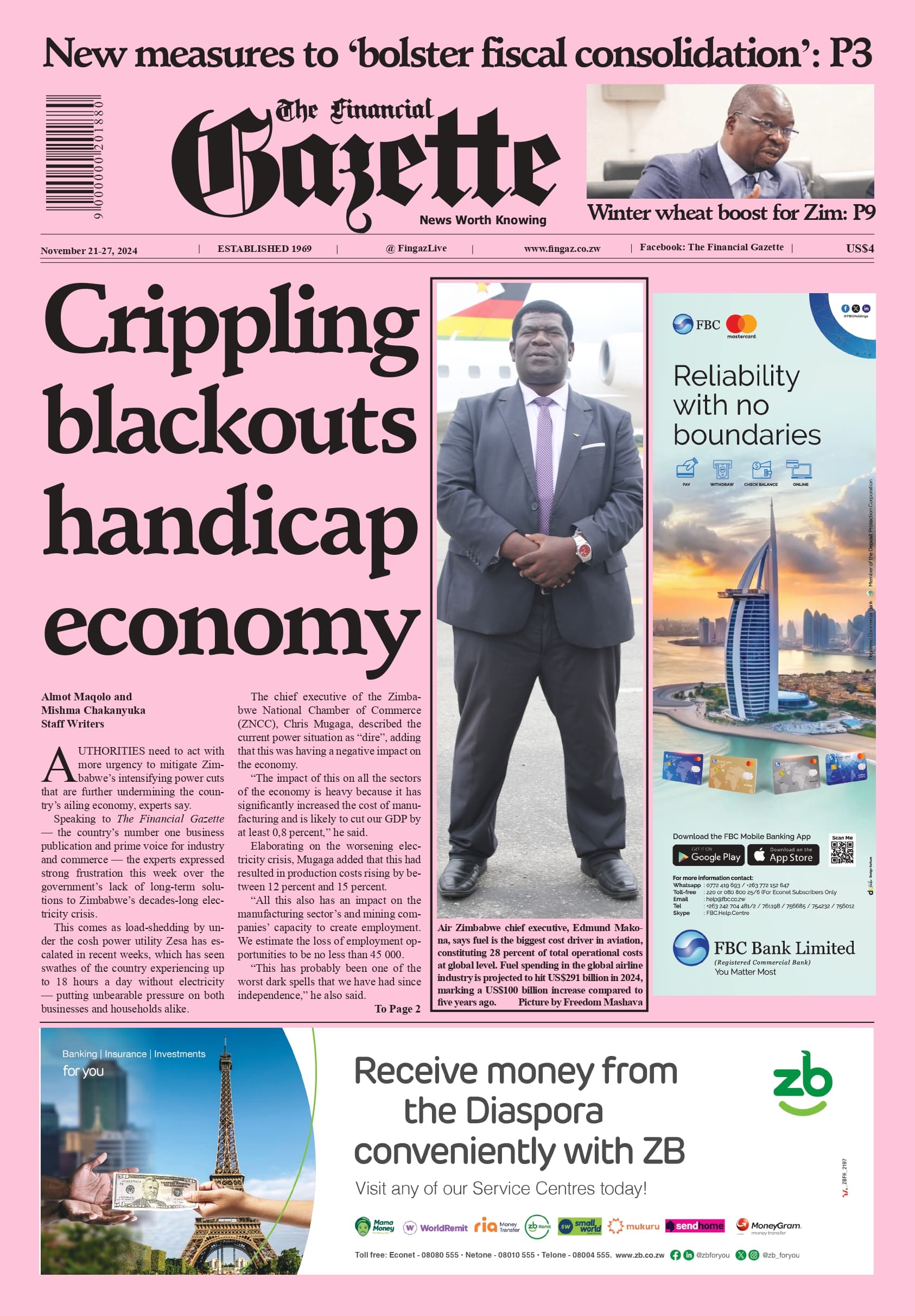 Thursday 21 November 2024