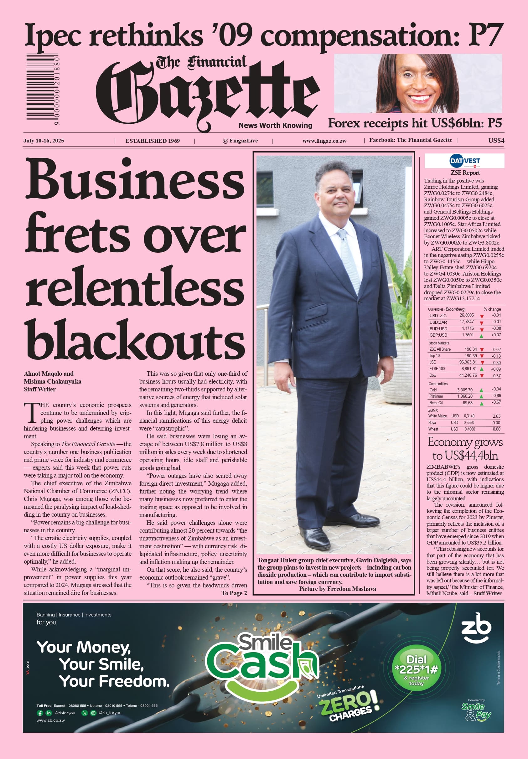 Thursday 10 July 2025