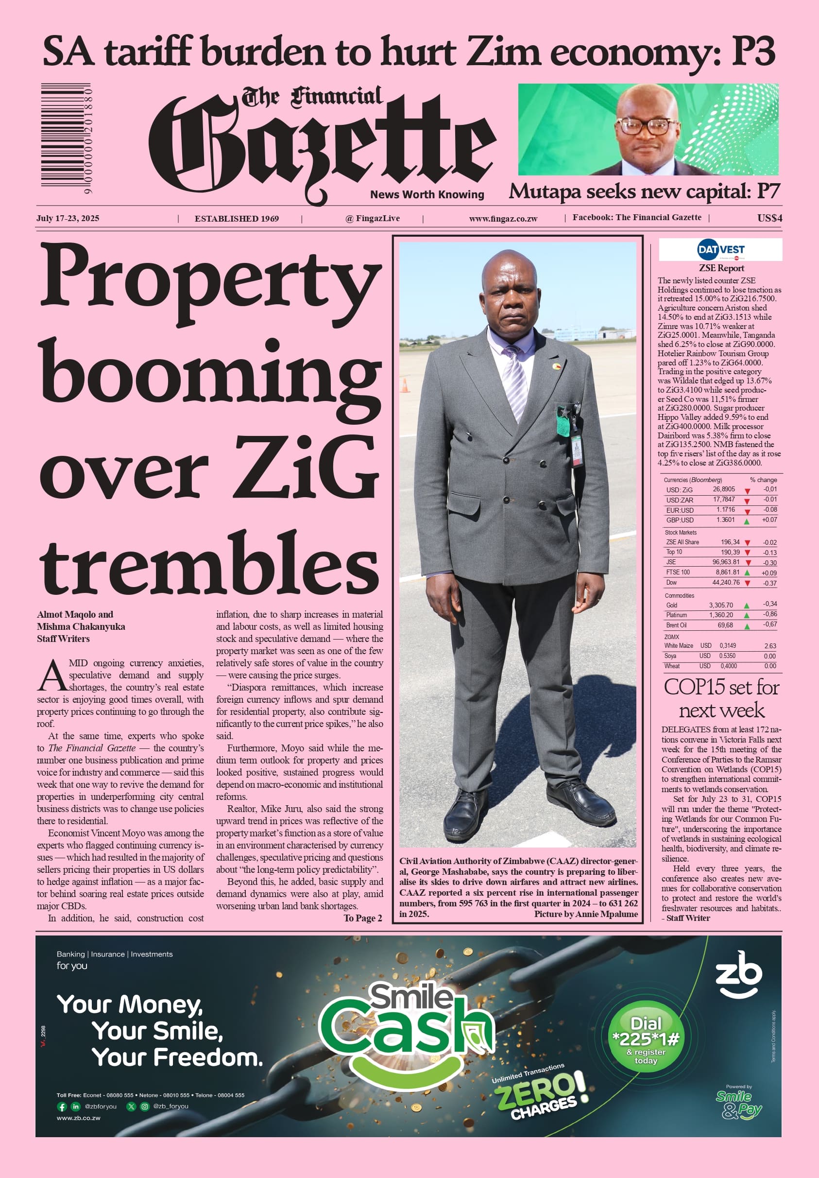 Thursday 17 July 2025