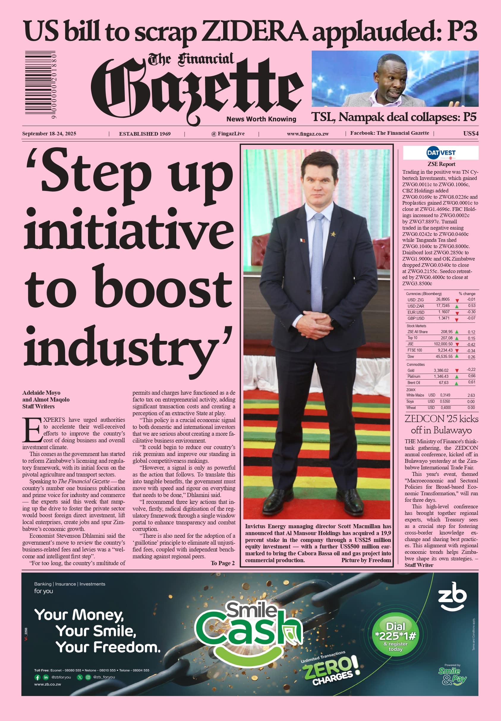 Thursday 18 September 2025