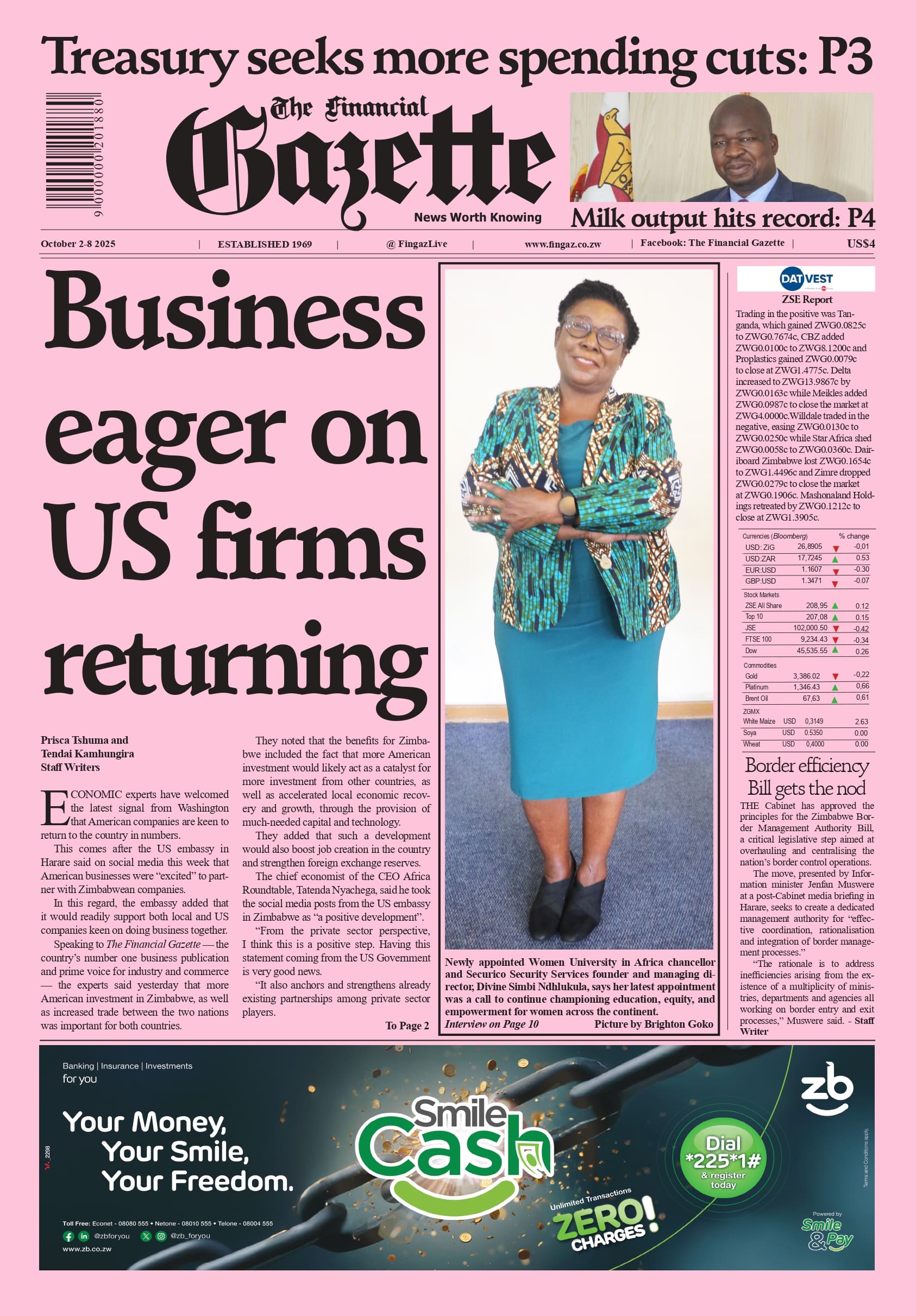 Thursday 2 October 2025