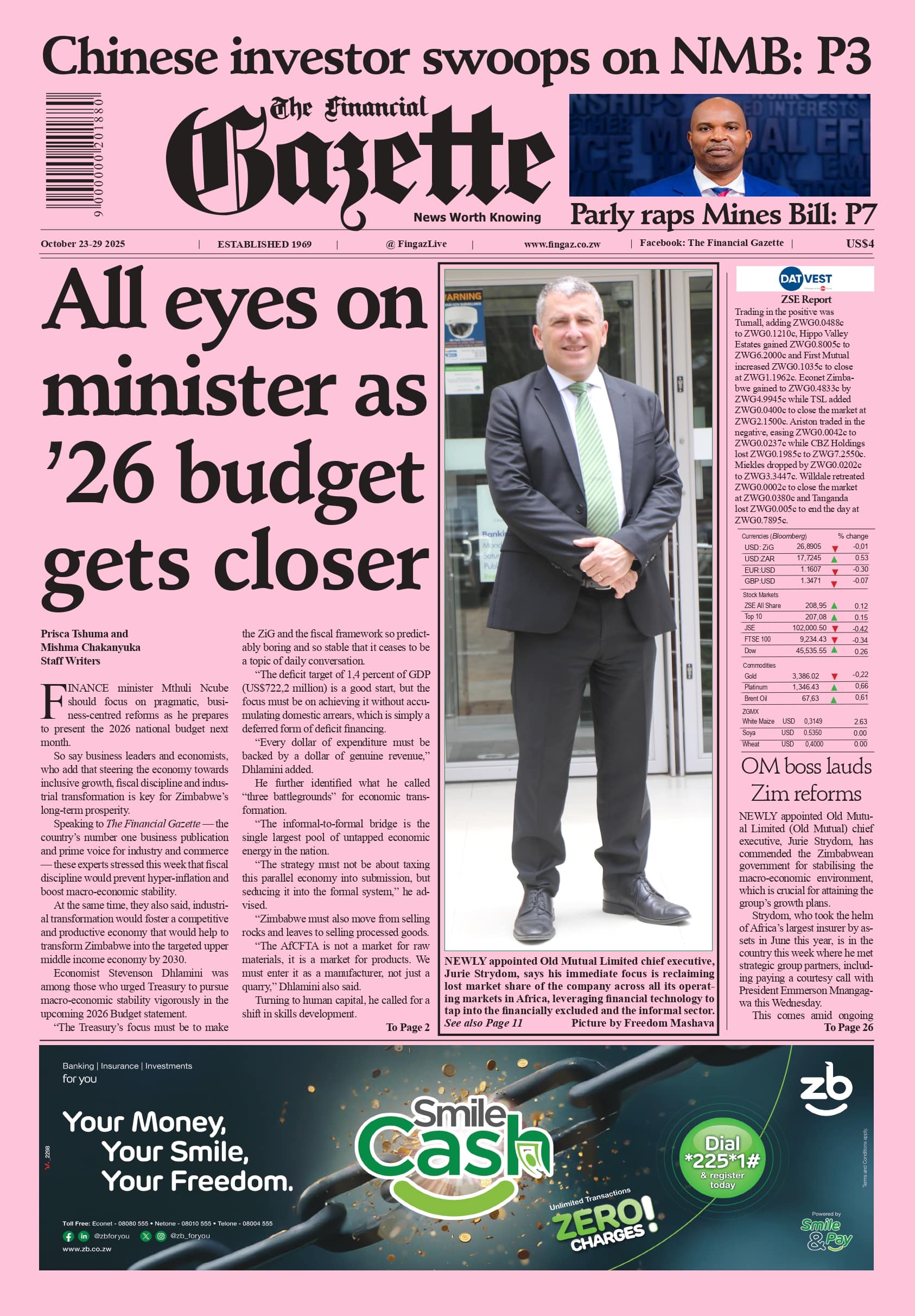 Thursday 23 October 2025