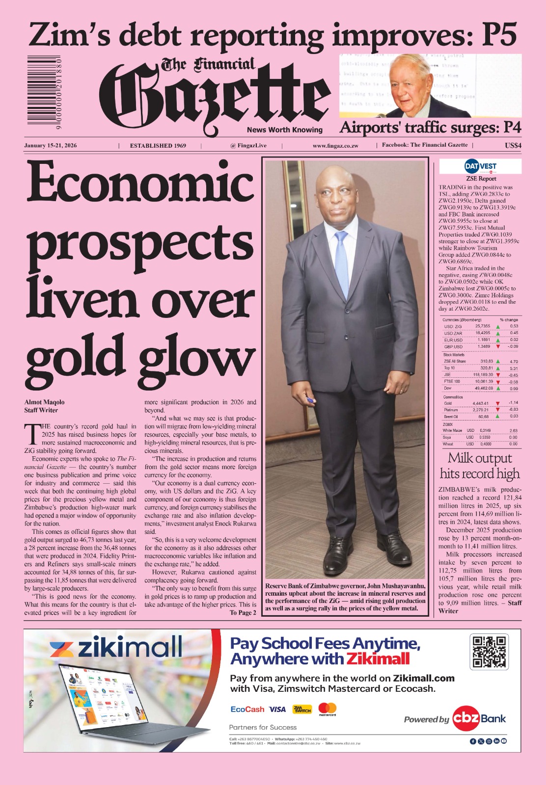 Thursday 15 January 2026